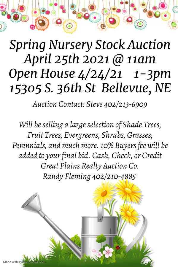 Nursery auction Spring