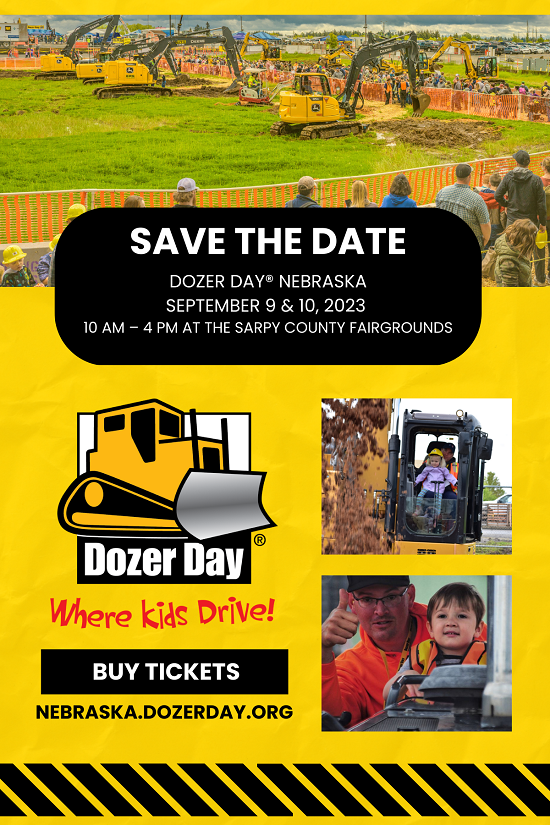 Dozer Days Save the Date Flyer