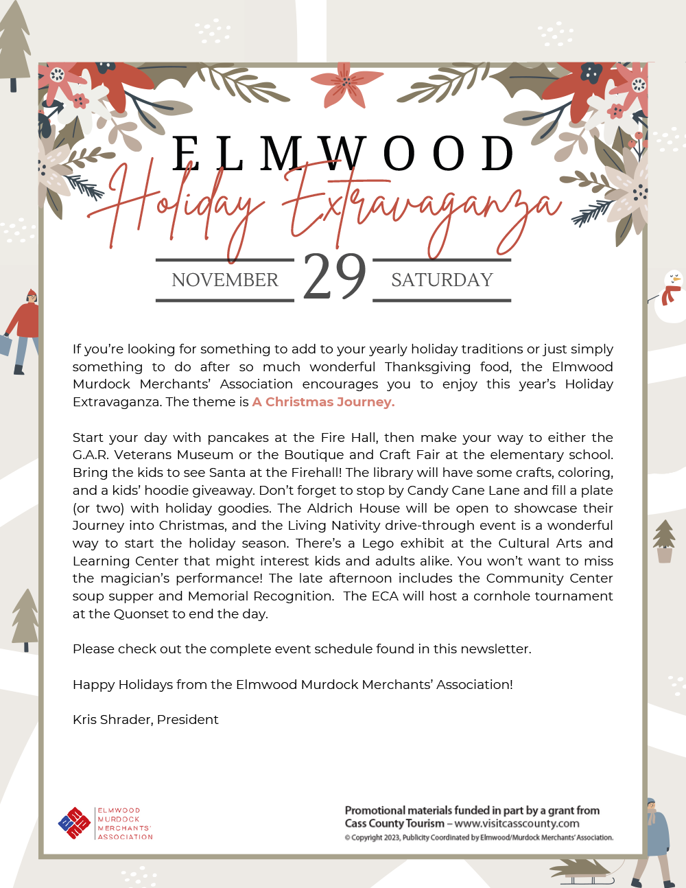 2025 Holiday Extravaganza Newsletter 1